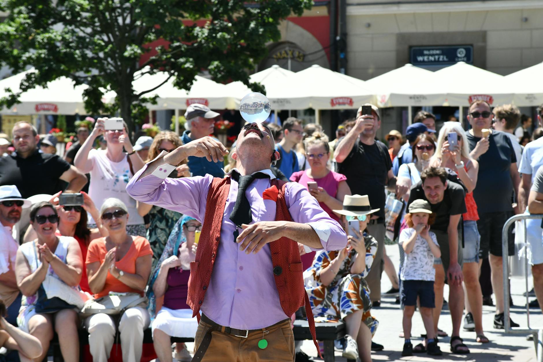 Professional film production set with cameras and lighting equipment