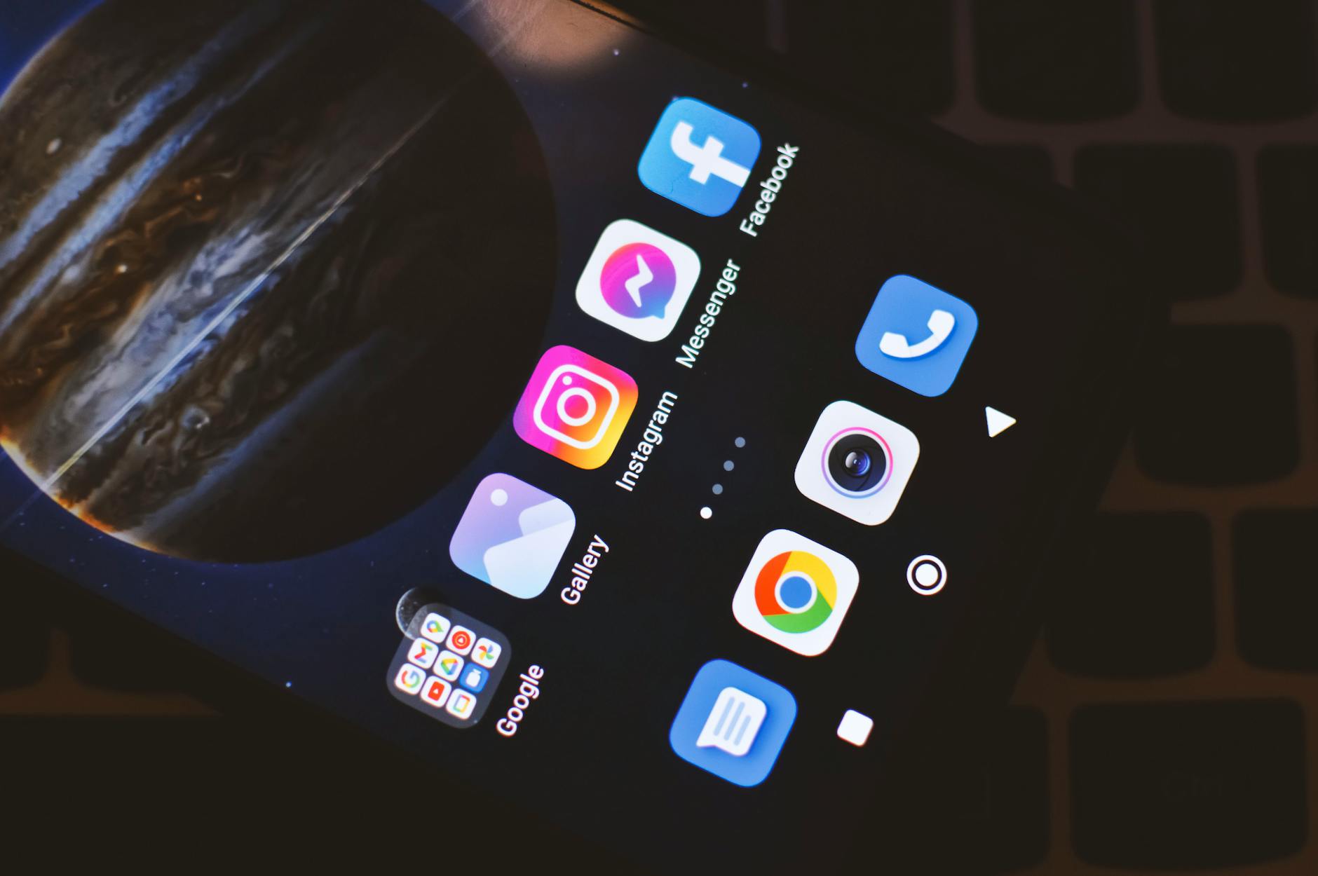 Person holding smartphone displaying social media live streaming interface