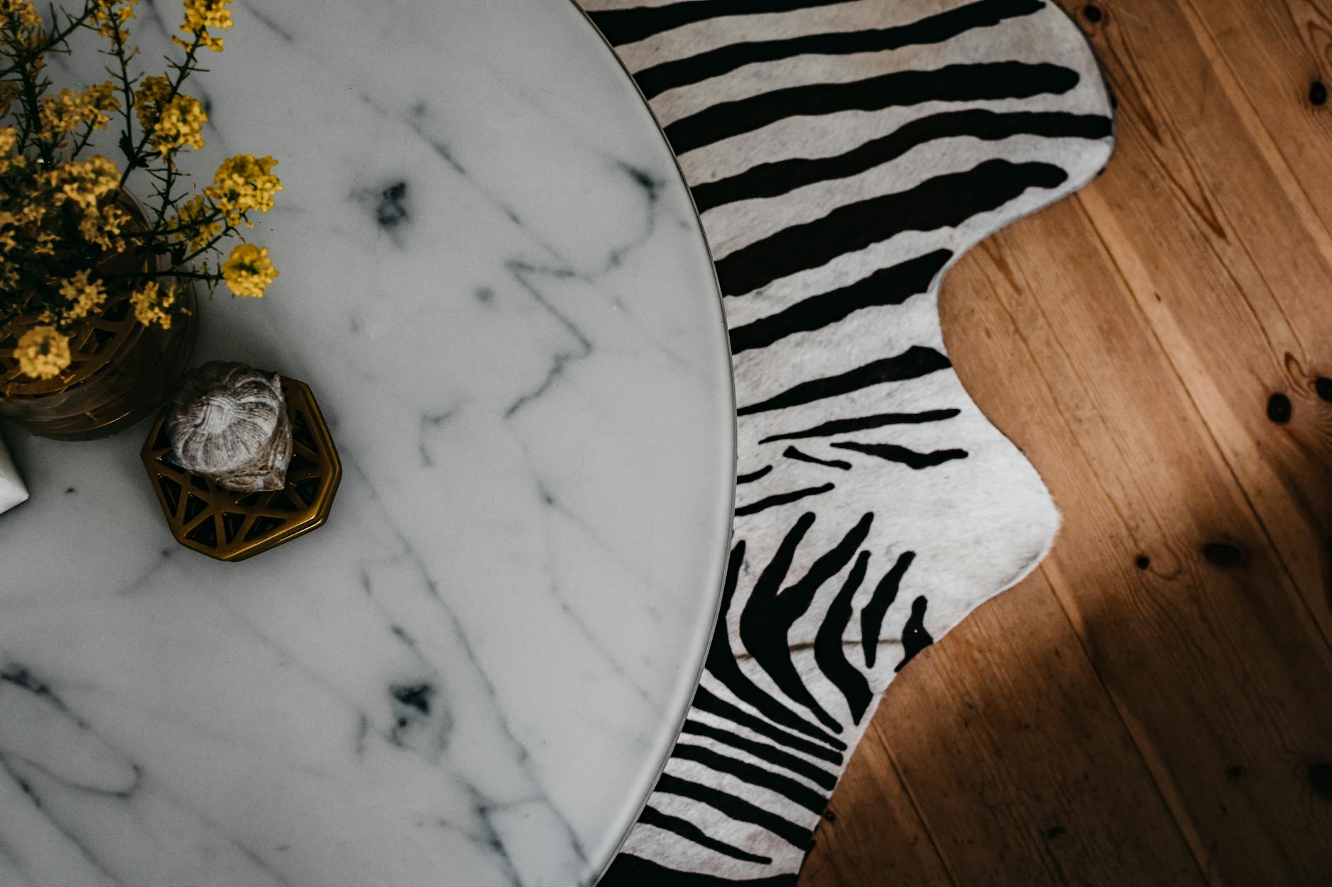 Contemporary home interior featuring various design elements and modern appliances as decor