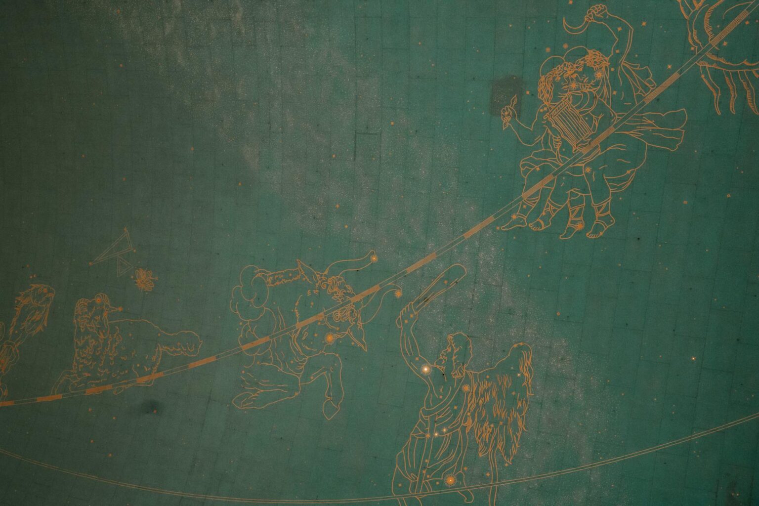 Night sky showing constellation patterns and stars