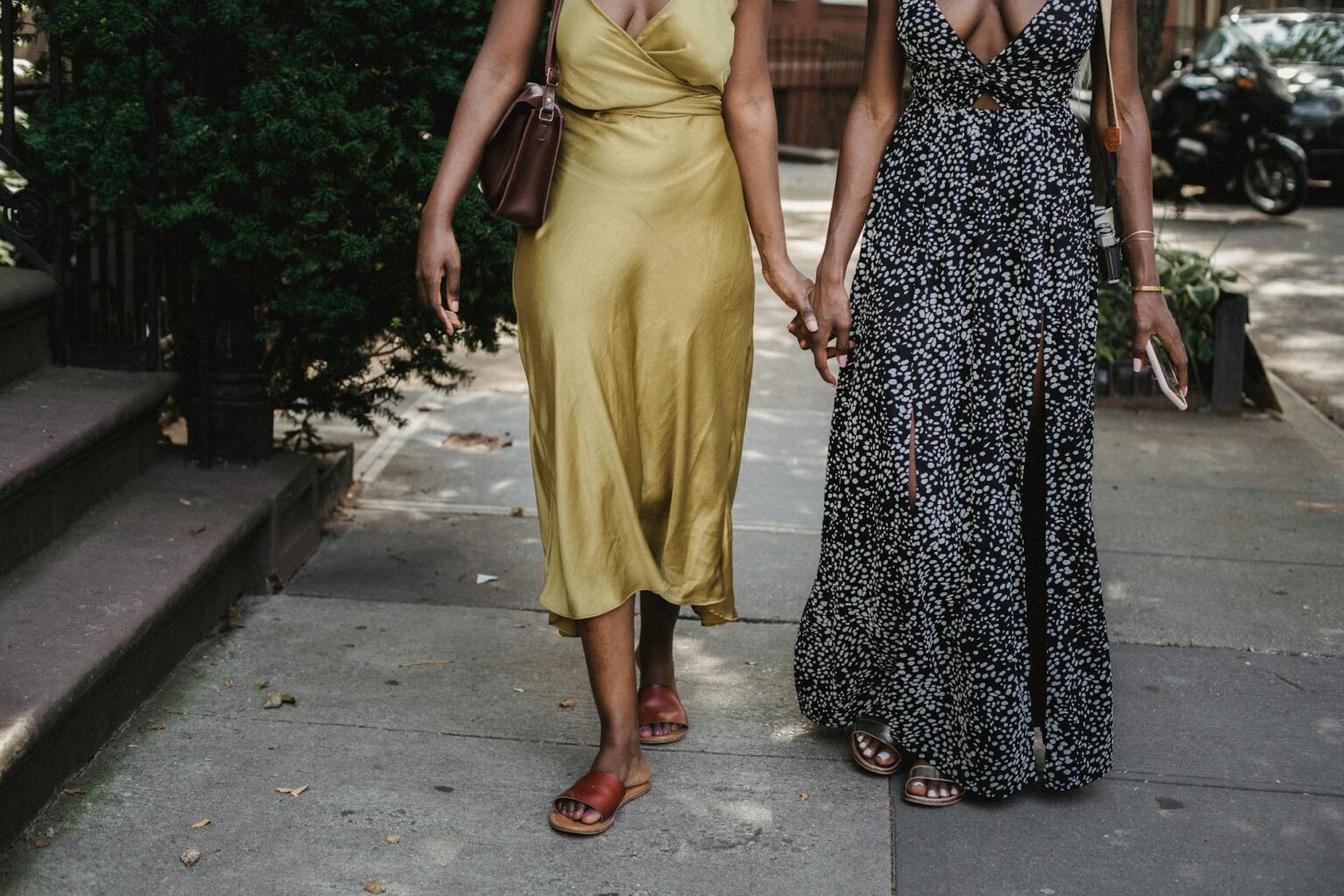 Summer Wedding Guests Face New Dress Code Reality Elegant summer dress hanging in natural lighting