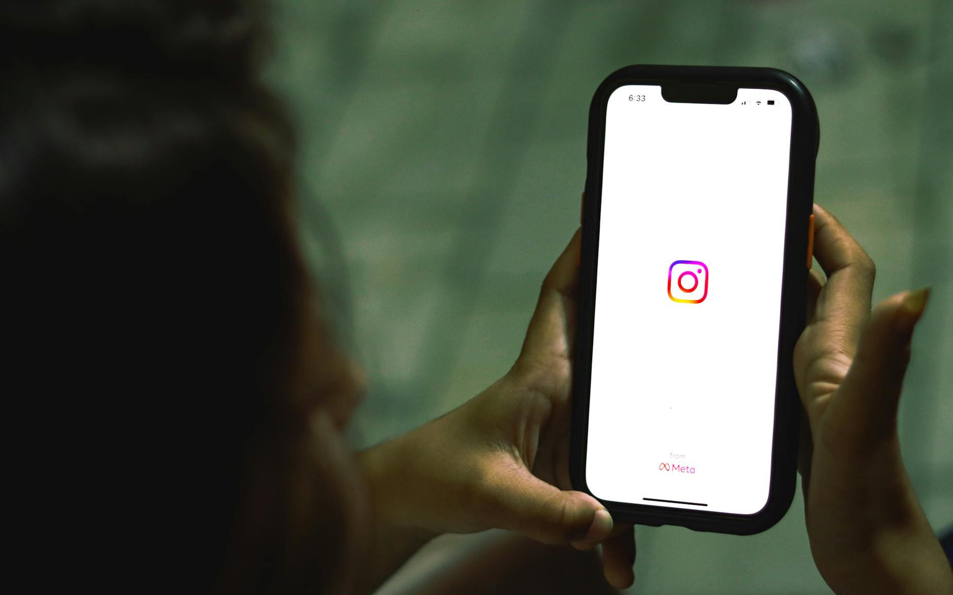 Smartphone displaying social media comments and reactions