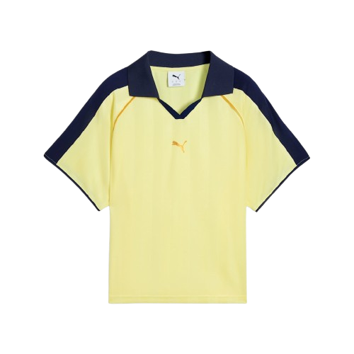 Professional outfit combining athletic and business casual elements