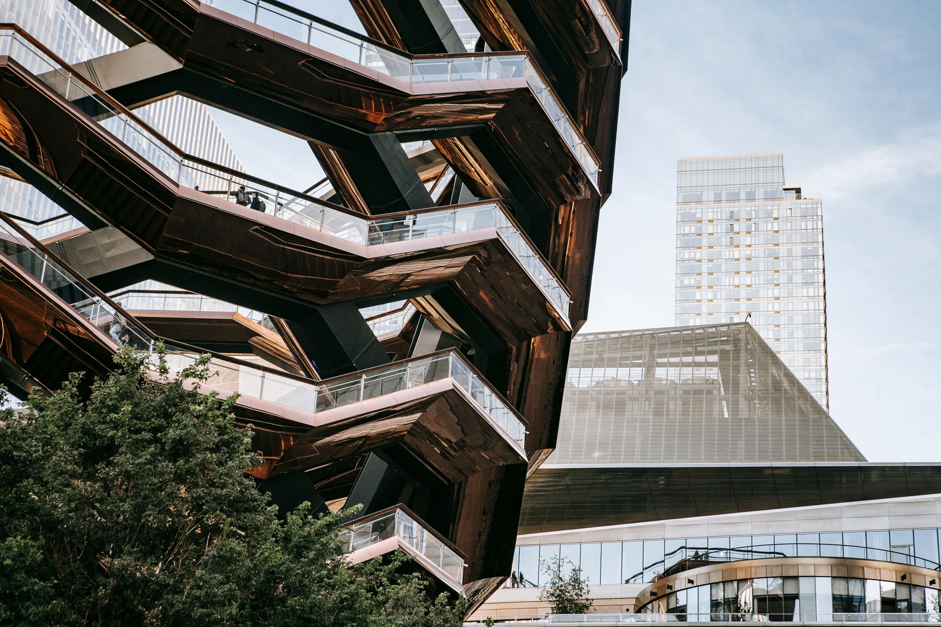 Hudson Yards neighborhood in New York City near the High Line