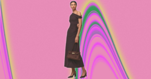 20 Must-Shop Dresses From Nordstrom’s Anniversary Sale We’re Eyeing Woman browsing a rack of dresses in a department store during a sale event