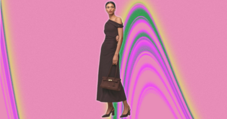 20 Must-Shop Dresses From Nordstrom’s Anniversary Sale We’re Eyeing Woman browsing a rack of dresses in a department store during a sale event