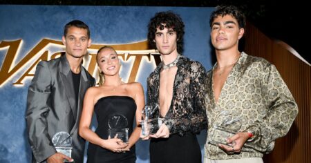 The Future Of Young Hollywood Is Bright, Thanks To These Rising Stars Guests gathered at an entertainment industry awards event in a hotel ballroom
