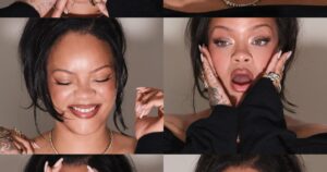 Fenty Beauty’s New Pro Filt’r Foundation Is Here—and Yes, It’s Even Better Than the OG An array of foundation bottles in various shades displayed on a vanity surface