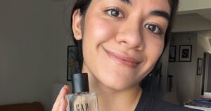 Gap Just Brought Back Its Fragrance Collection — & Made It Better Several minimalist perfume bottles arranged on a white surface