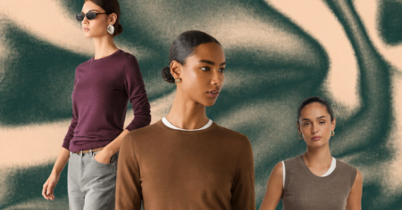 Why Your $29 Cashmere Sweater Falls Apart by Week Three Neatly folded cashmere sweaters in neutral tones stacked on a shelf