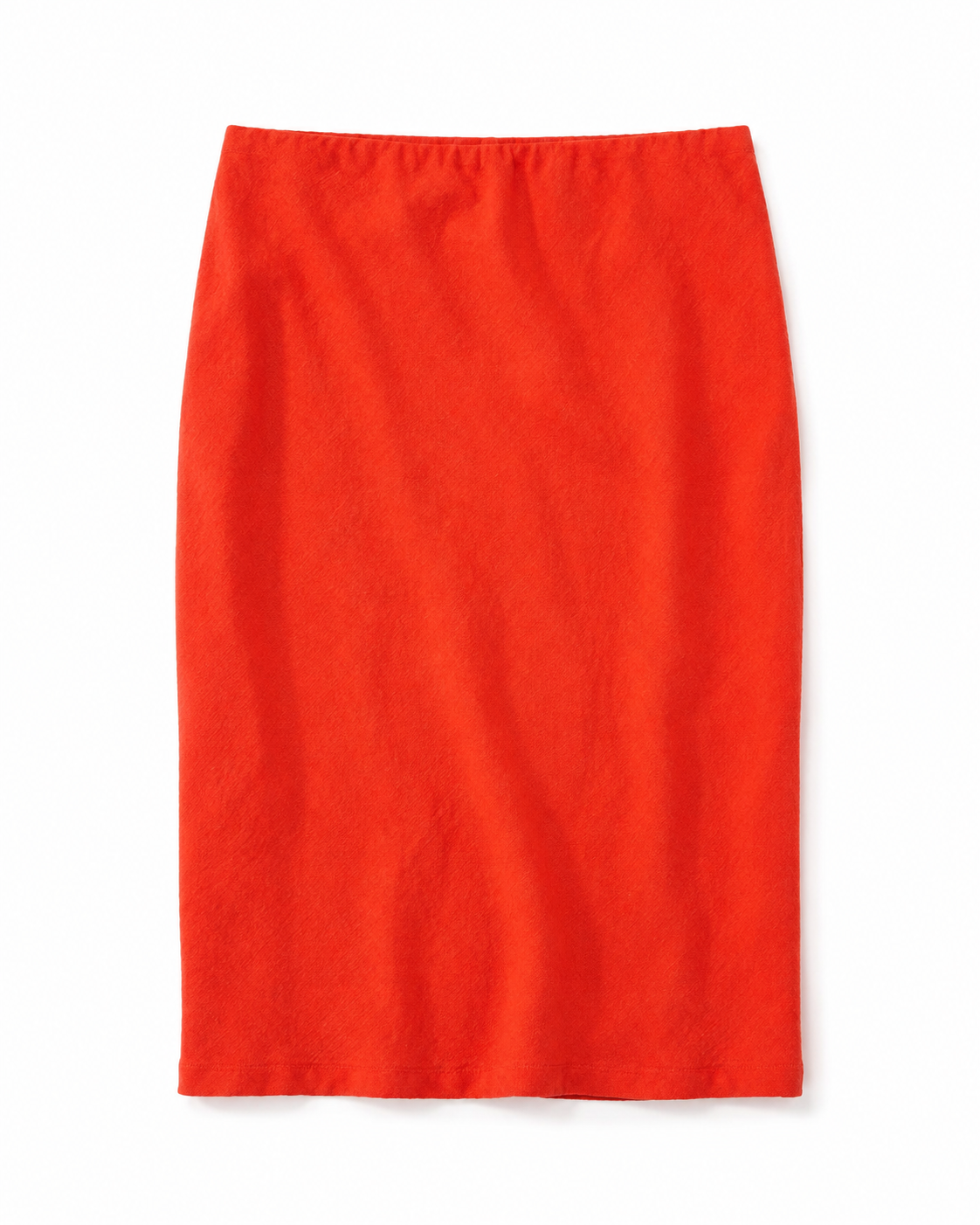Street style outfit featuring a bold red skirt paired with classic accessories
