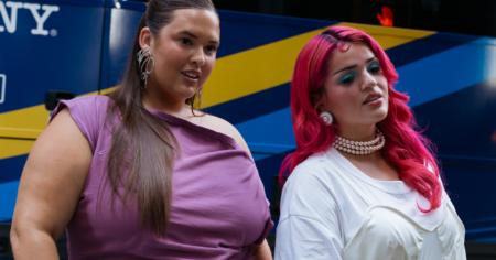 NYFW Spring 2027 Street Style Already Has Its Own Agenda Stylish showgoers gathered outside a fashion week venue in New York City